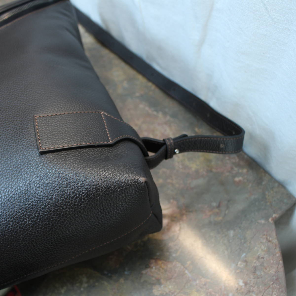 DELVAUX LEATHER RUCK SUCK MADE IN FRANCE/デルヴォーレザーリュックサック_画像7