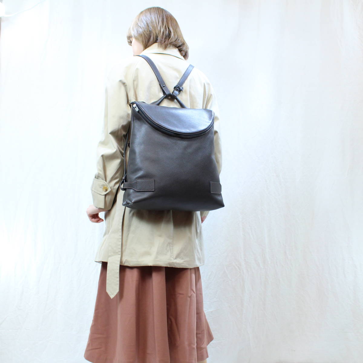 DELVAUX LEATHER RUCK SUCK MADE IN FRANCE/デルヴォーレザーリュックサック