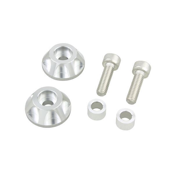 GPZ900R(ALL) 用 アンダーカウルキャップホルダー シルバー|ポッシュフェイス/POSH_画像1