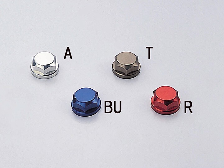 SRX400(1JL/3VN)用 ステムナット(ブルー)｜ハリケーン_画像1