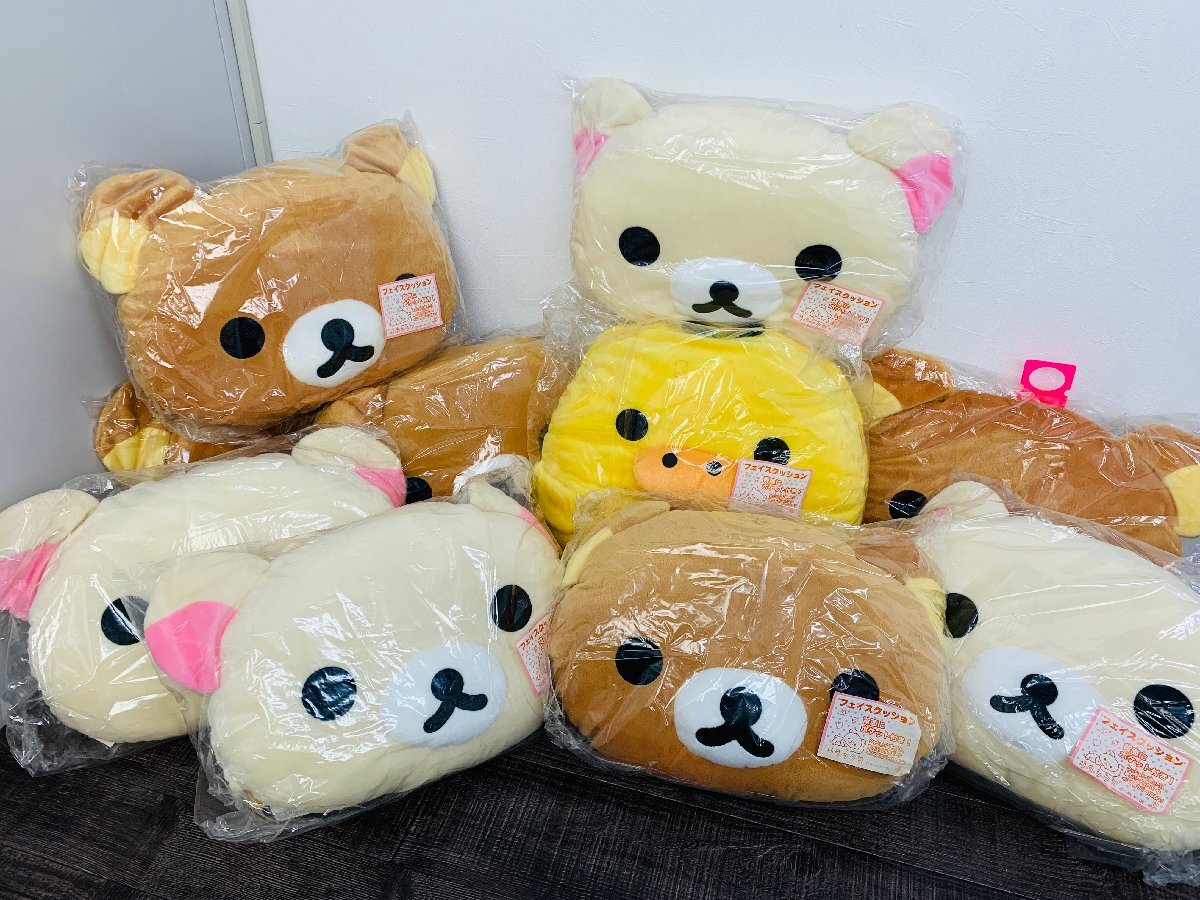 リラックマ ぬいぐるみ セット ④ San-X リラックマ BASIC RILAKKUMA Flower ぶらさげぬいぐるみ 4