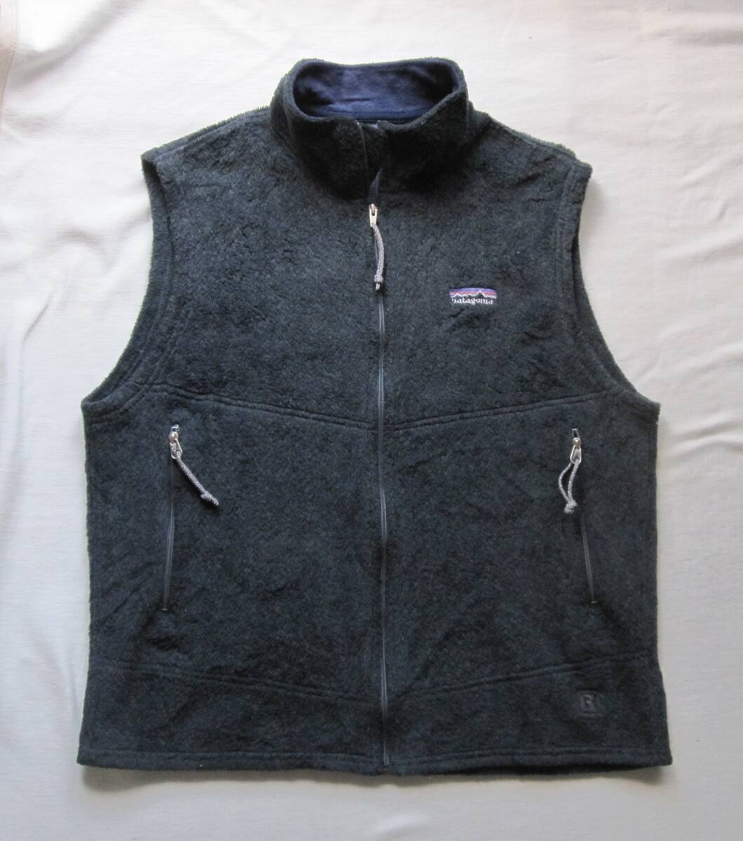 ☆ パタゴニア R2 ベスト (L) 1998年 刺繍ロゴ　/ リバーシブル / patagonia / vintage / R4 / レトロX mars