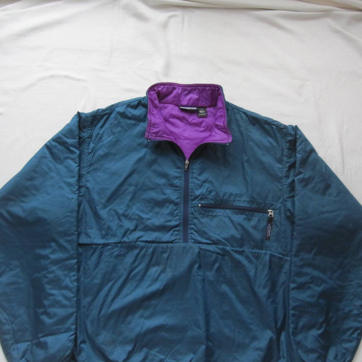 パタゴニア パフボール プルオーバー (XL) ブルーグラス 1996年 パタゴニア パフボール プルオーバー (XL) ブルーグラス 1996年