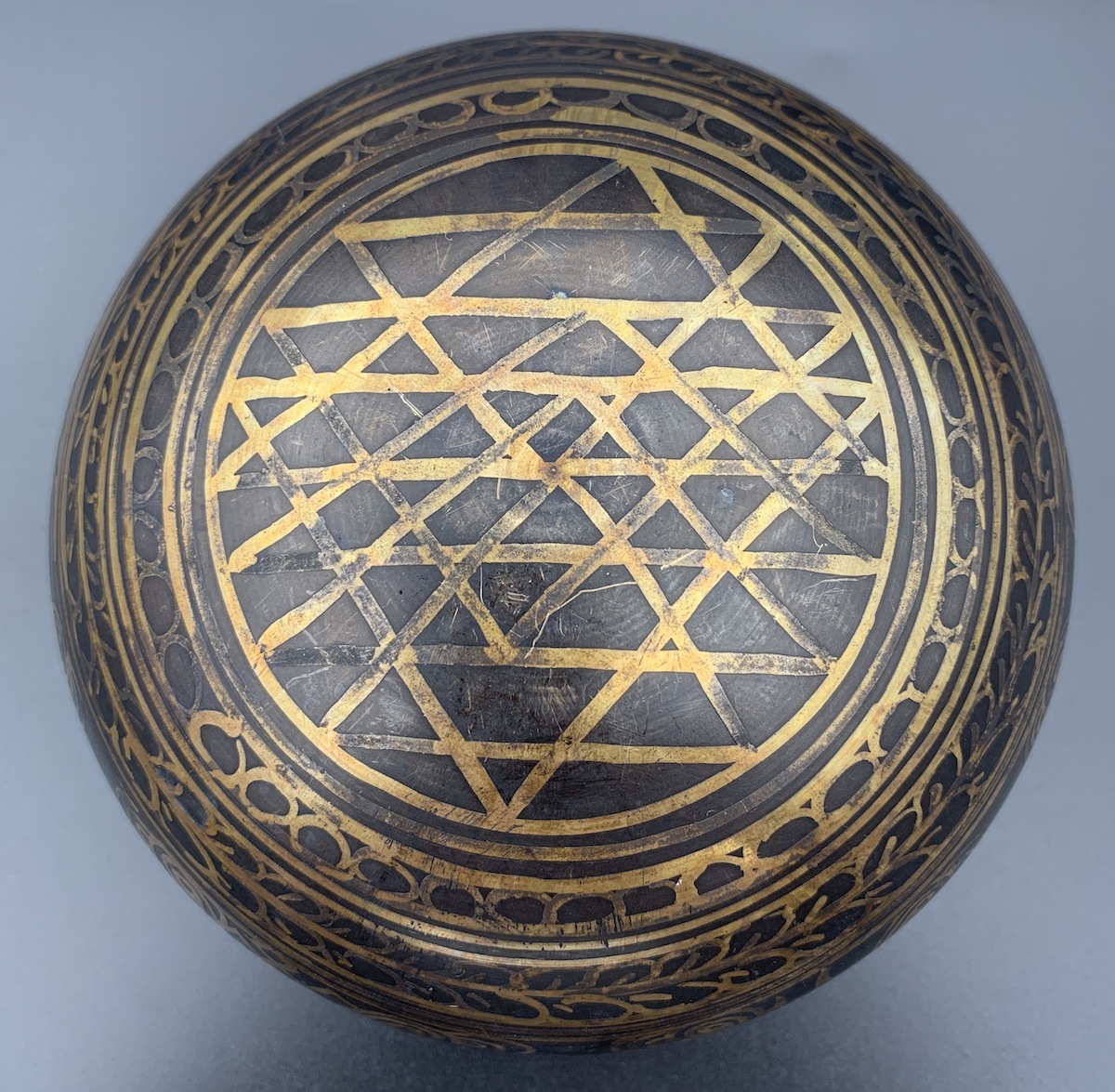 チベット密教法具-シンギングボール（瞑想鈴）-S10