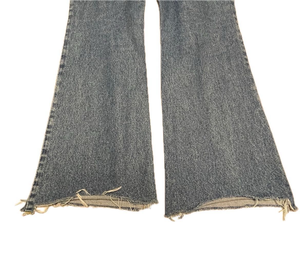 美品 38 【MADISONBLUE/マディソンブルー HEM CUT FLARE デニム 美品 38 【MADISONBLUE/マディソンブルー HEM CUT FLARE デニム