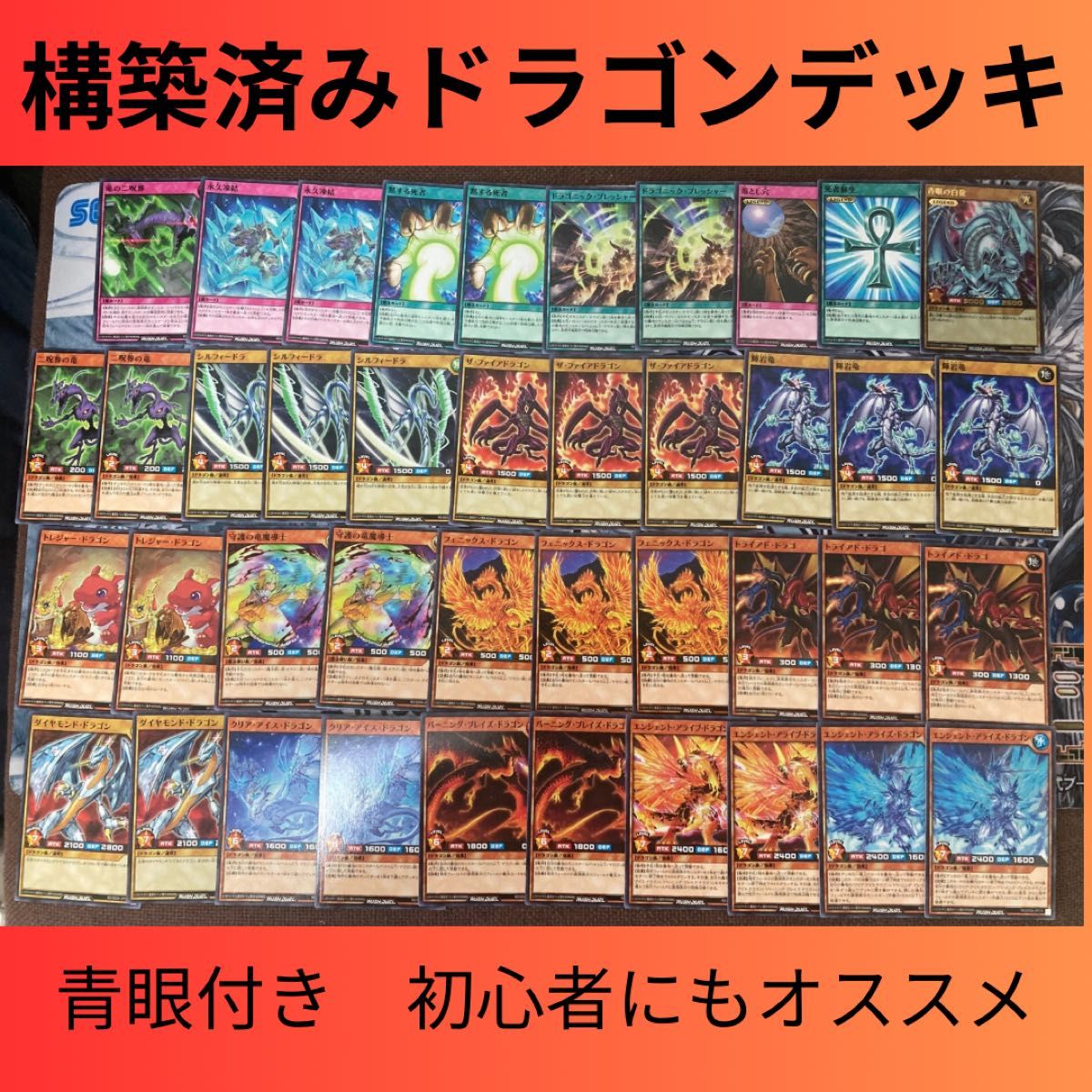 遊戯王ラッシュデュエル ドラゴン 構築 済みデッキ 初心者向け 遊戯王ラッシュデュエル ドラゴン 構築 済みデッキ 初心者向け