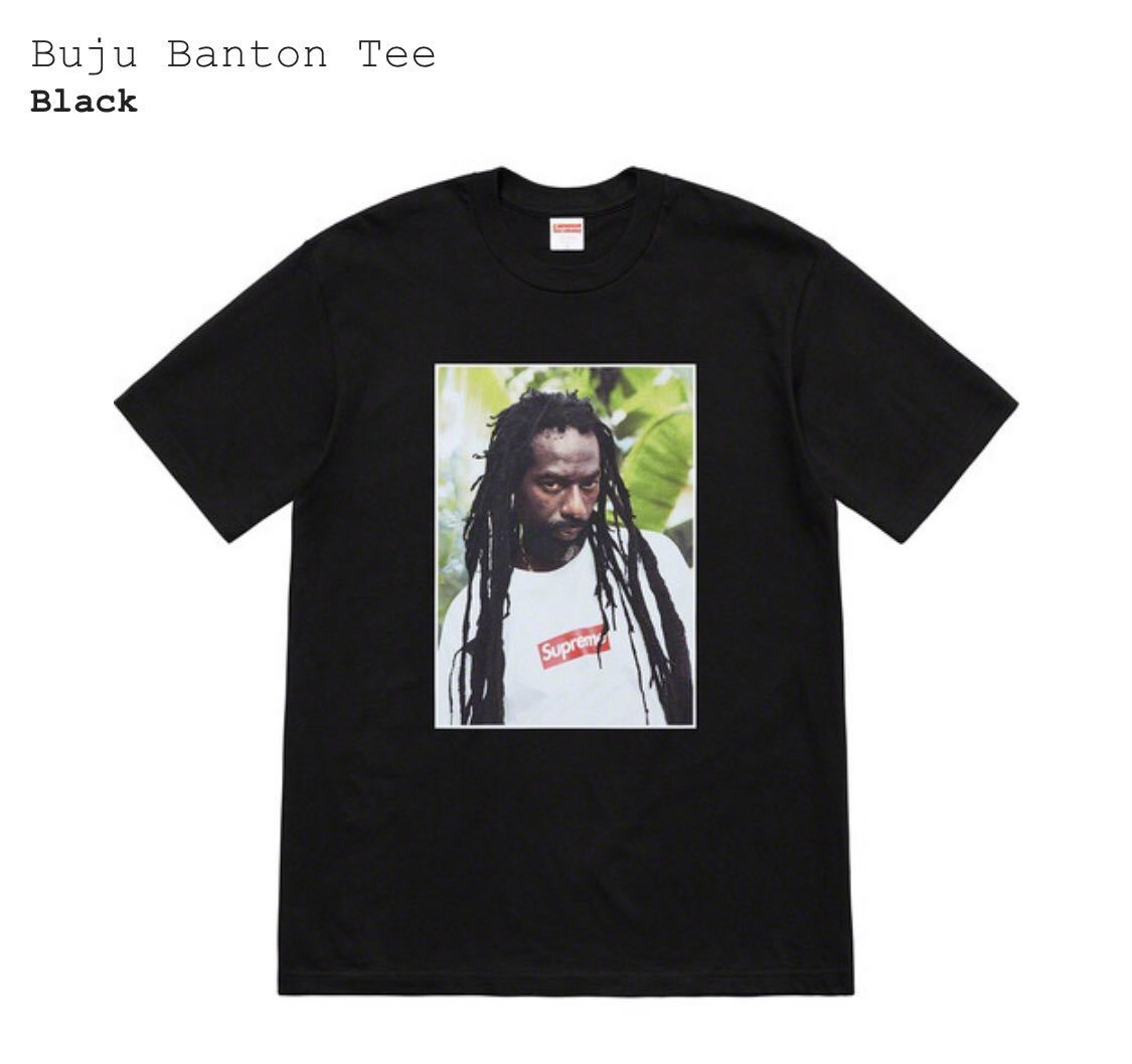 ★国内正規品 Sサイズ★ Supreme 19SS Buju Banton Tee Black Small Tシャツ シュプリーム ブジュ バントン レゲエ PHOTO フォト