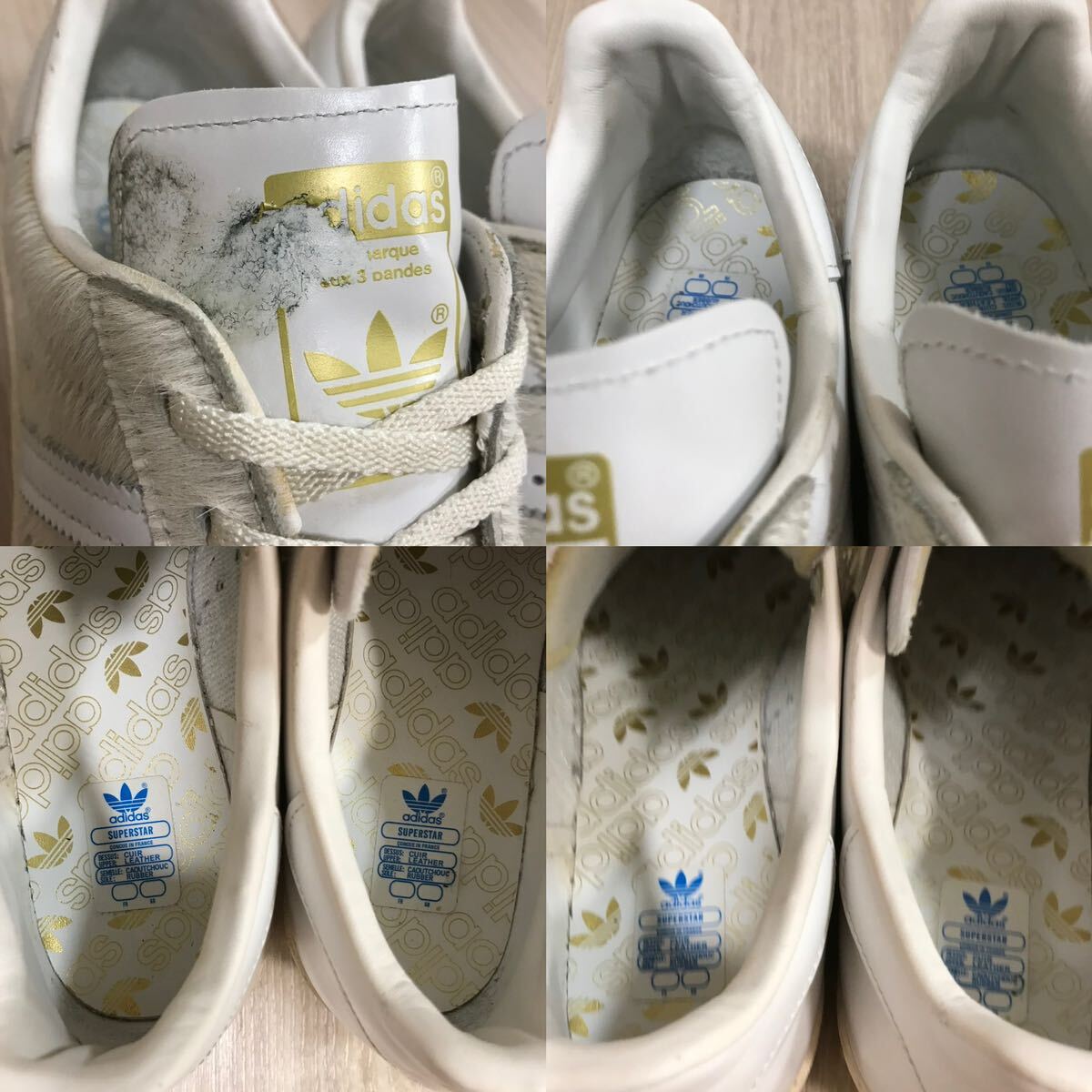 adidas originals SUPER STAR 80s ZOZO TOWN white gold adidas originals SUPER STAR 80s ZOZO TOWN white gold