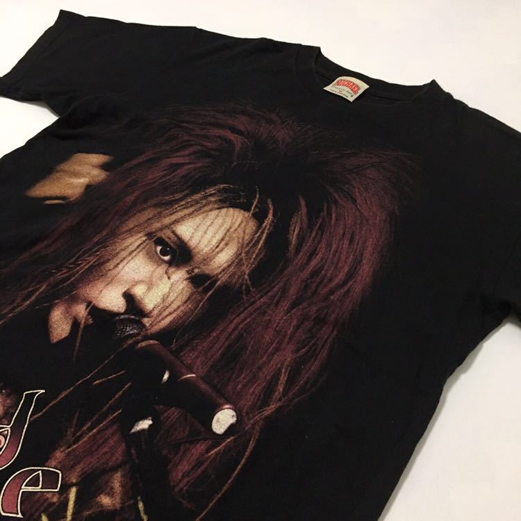 90s rare rare beautiful goods X JAPAN hide T-shirt black size M 