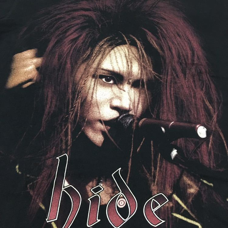 90s 希少 レア 美品 X JAPAN hide Tシャツ 黒 size M ビンテージ 90s 希少 レア 美品 X JAPAN hide Tシャツ 黒 size M ビンテージ