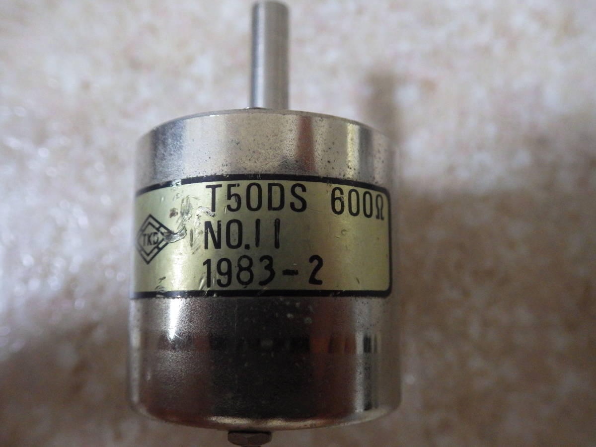 Yahoo!オークション - T50DS 東京光音電波600Ωが3個 Yahoo!オークション - T50DS 東京光音電波600Ωが3個