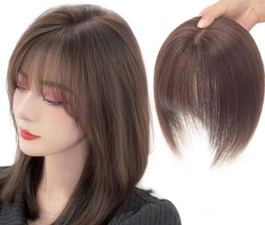 人毛100% サラサラ ストレート セミロング ウィッグ かつら 日常 人毛100% サラサラ ストレート セミロング ウィッグ かつら 日常