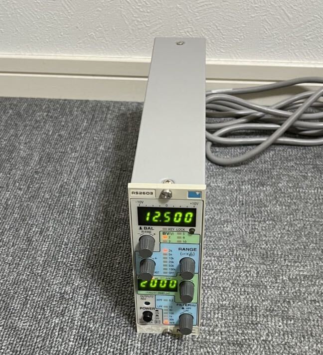 メーカー Avio アビオニクス 型番 AS2603 商品名 広帯域動ひずみ メーカー Avio アビオニクス 型番 AS2603 商品名 広帯域動ひずみ