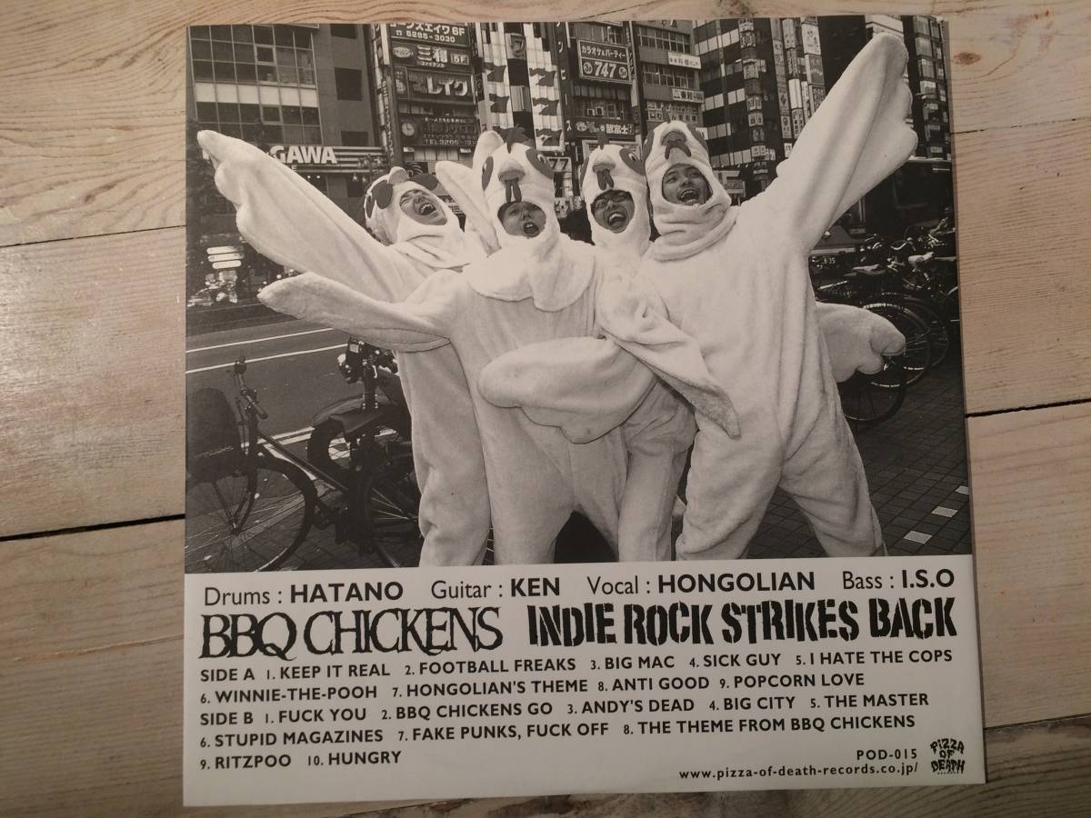  record /10 -inch *BBQ CHICKENS*Indie Rock Strikes Back(Pizza Of Death* high standard )