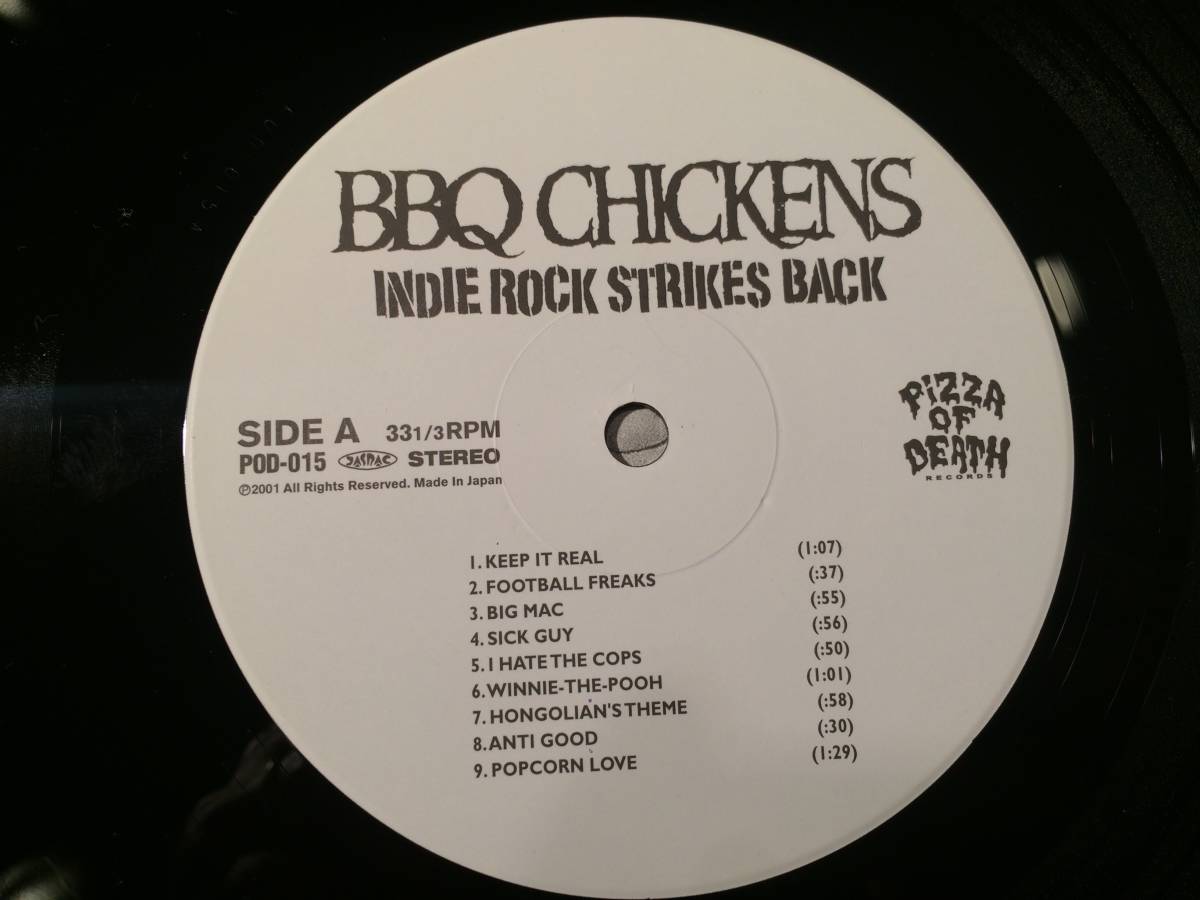  record /10 -inch *BBQ CHICKENS*Indie Rock Strikes Back(Pizza Of Death* high standard )