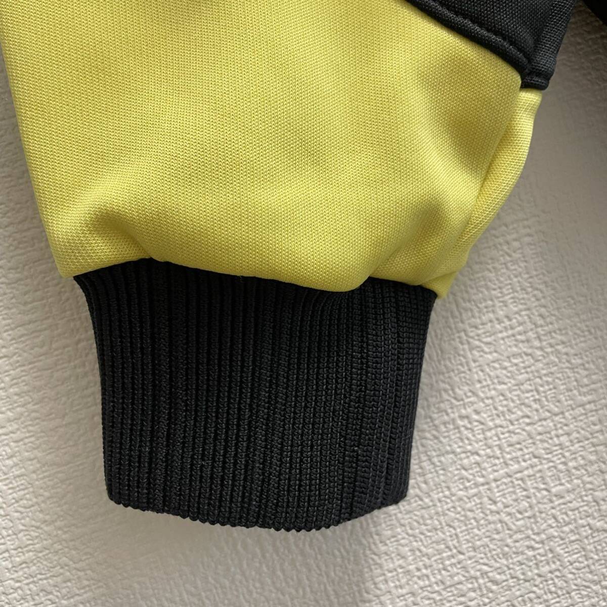 adidas アディダス ジャージ セットアップ Lサイズ 黒×イエロー adidas アディダス ジャージ セットアップ Lサイズ 黒×イエロー