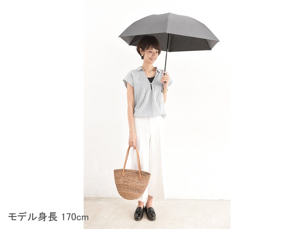 サンバリア100新品3段折フロストグレー未使用完全遮光日傘 サンバリア100新品3段折フロストグレー未使用完全遮光日傘