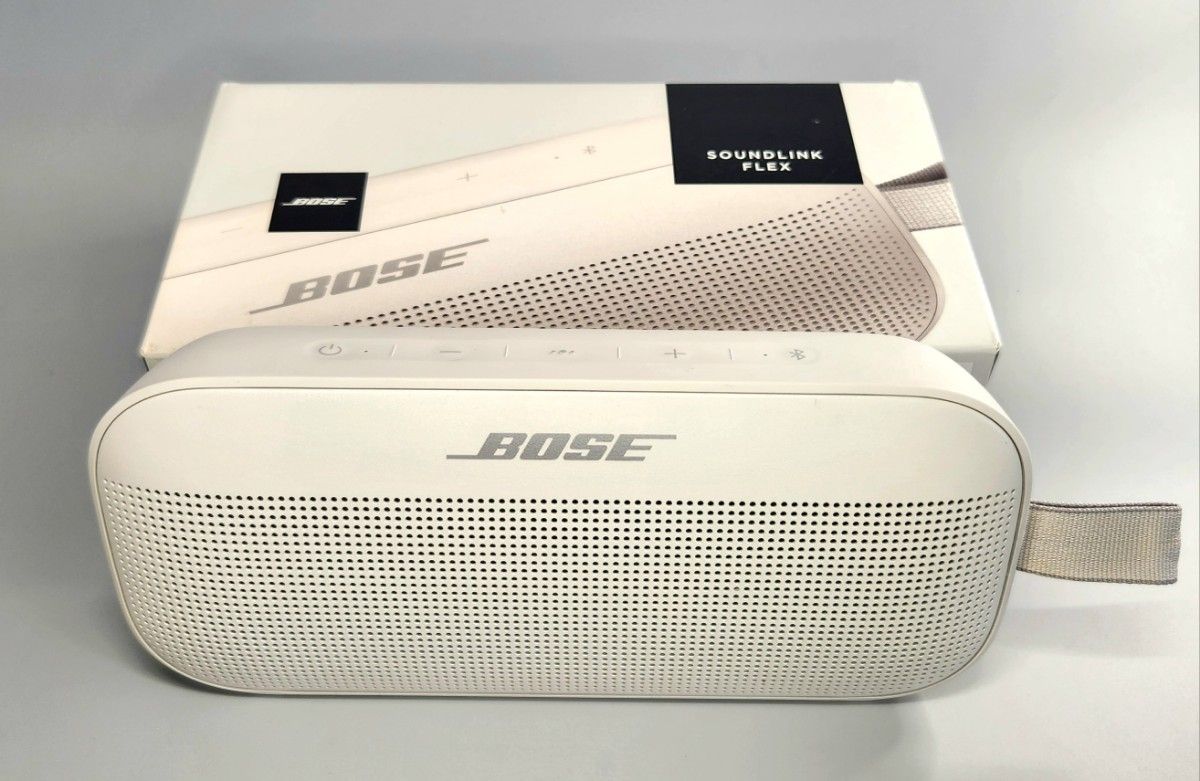 Bose SoundLink Flex ホワイトスモーク Bose White Smoke SoundLink Flex Portable Bluetooth Speaker