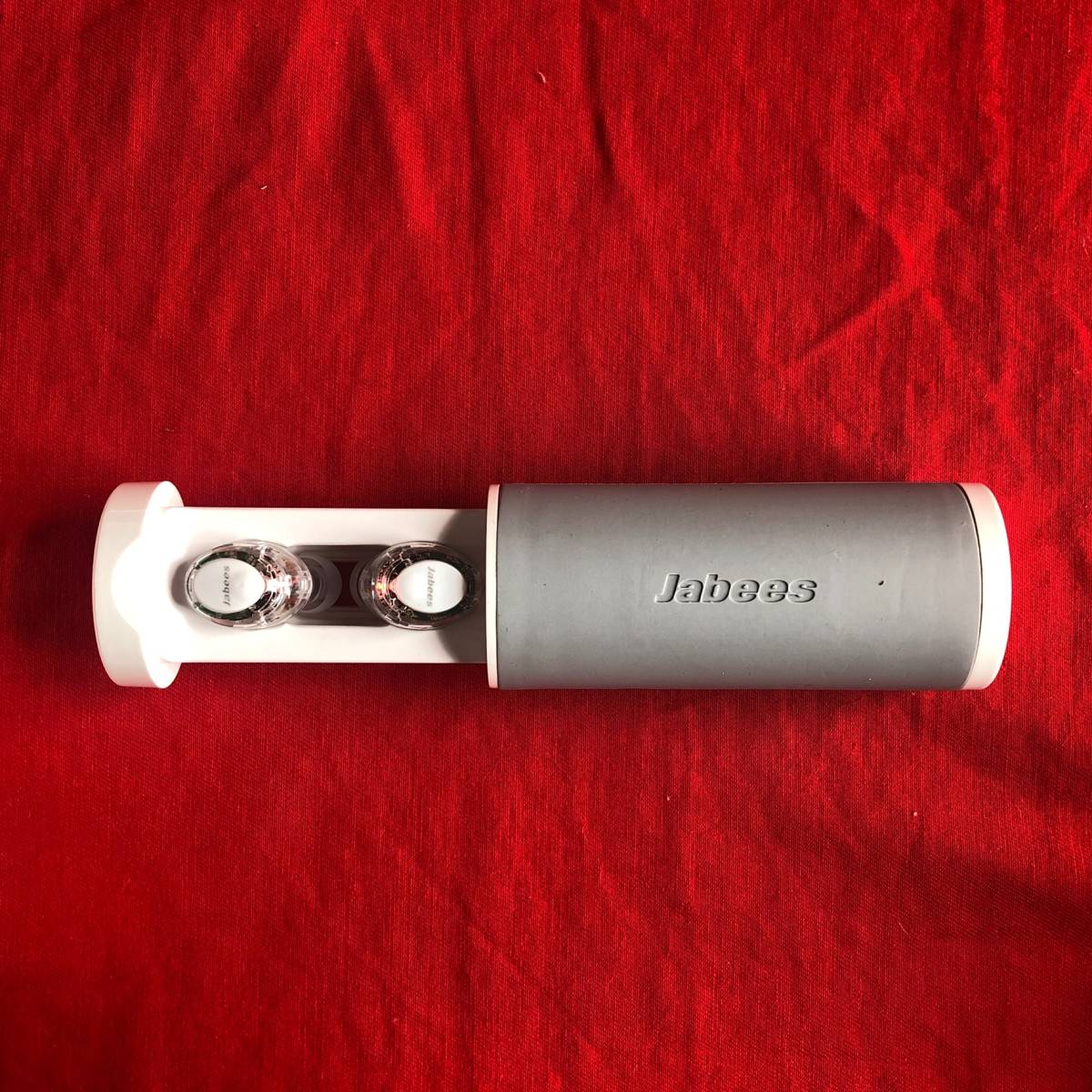 【2台とも新品未使用品】ワイヤレスイヤホン Jabees Firefly クリスタルクリア Bluetooth5.0_画像3