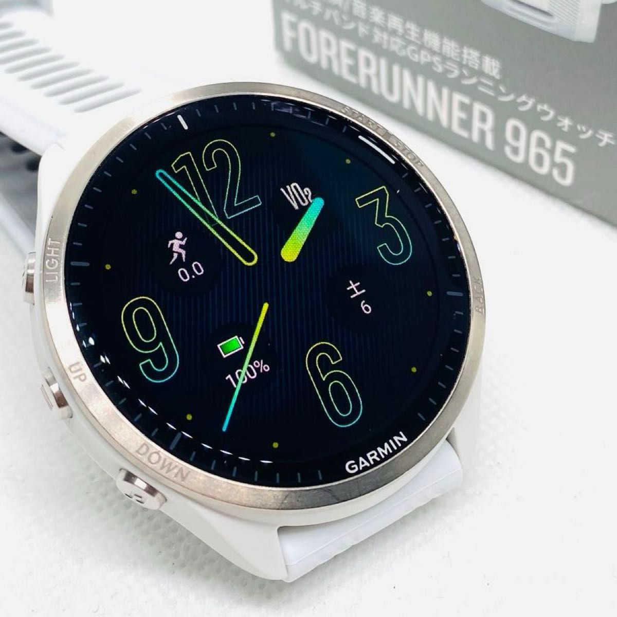 美品】GARMIN (ガーミン) Forerunner 965 ホワイト 新品未使用 美品】GARMIN (ガーミン) Forerunner 965 ホワイト 新品未使用