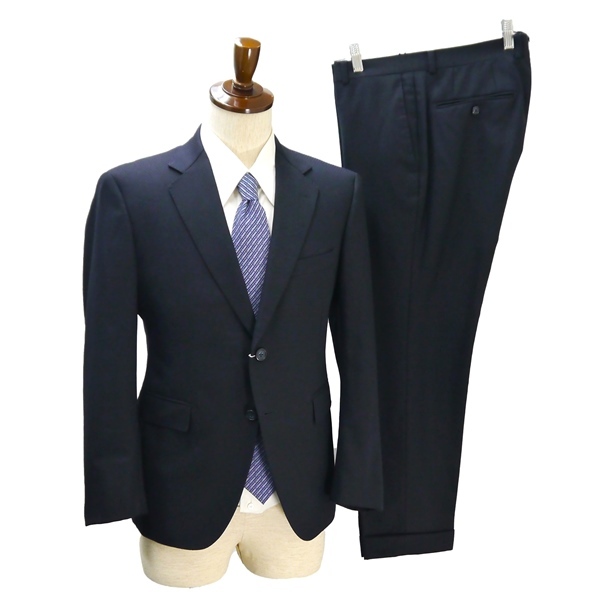 4NH014]JET CRUISE Grand Marquis 2. button single suit cuffs 3. button AB4 M dark navy dark blue no- tuck spring autumn winter 