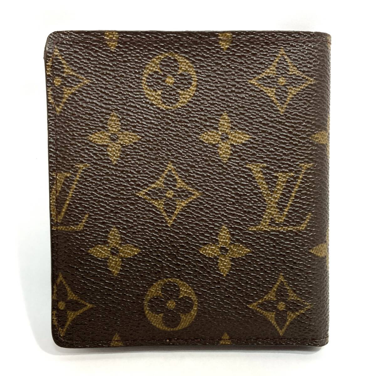 *LOUIS VUITTON M60883poru flying e*10karutokreti monogram folding twice purse . inserting Brown light brown group card inserting Louis Vuitton 