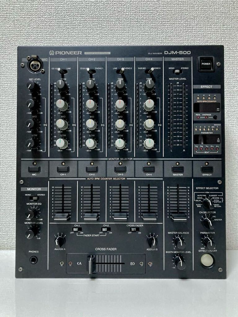 PIONEER DJM-500 DJミキサー|楽器・機材 PIONEER DJM-500 DJミキサー|楽器・機材