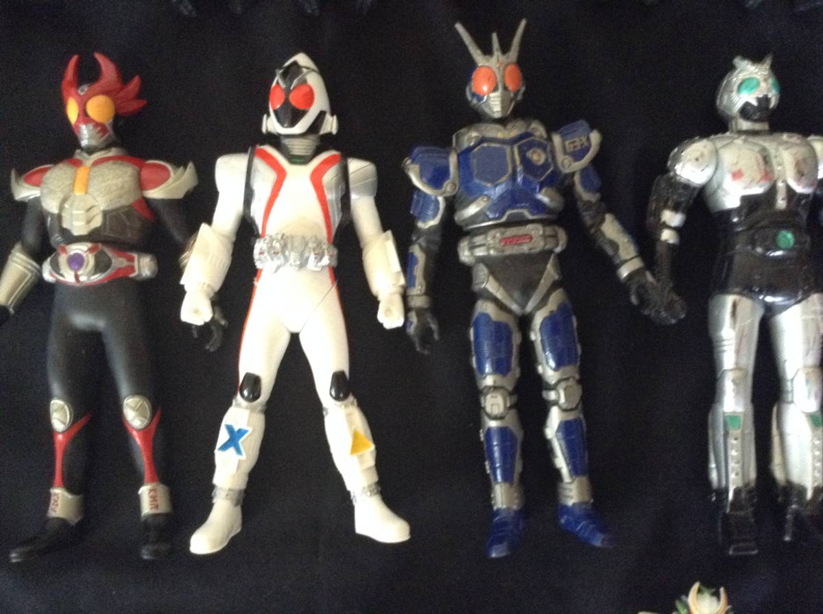 まとめ売り!ジャンク☆歴代仮面ライダー33体セット ソフビ フィギュア