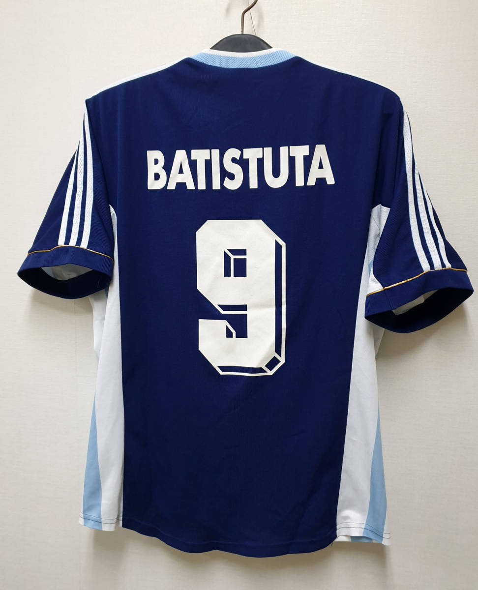 98W杯 アルゼンチン(A)#9 バティステュータ BATISTUTA 半袖 1998フランスW杯仕様 L_画像2