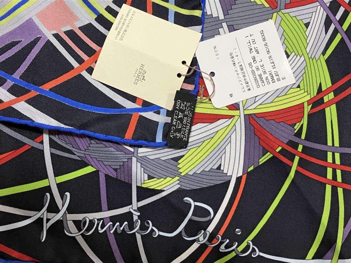 レア 超美品 HERMES タグ付 スカーフ カレ 90 Lart du temari レア 超美品 HERMES タグ付 スカーフ カレ 90 Lart du temari