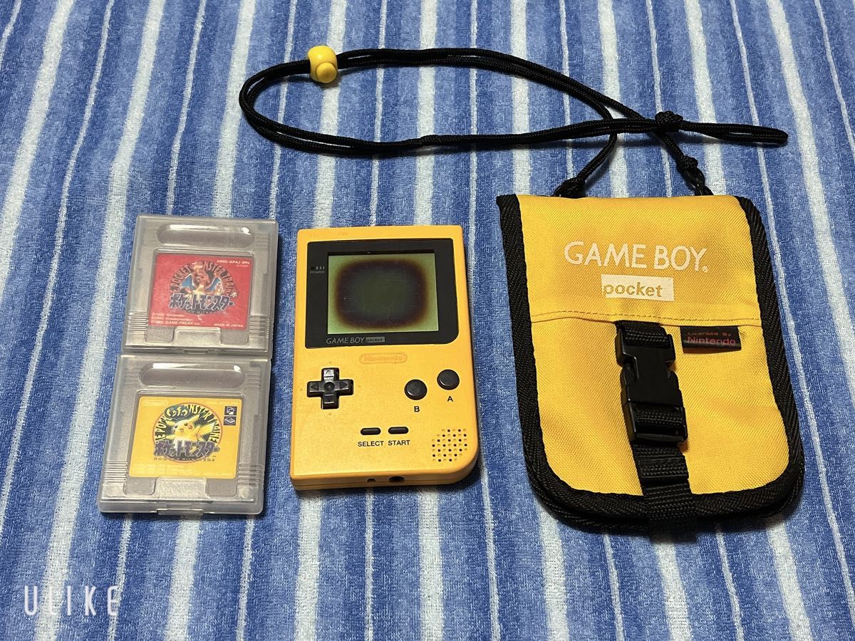 ☆中古品☆ゲームボーイポケット イエロー ポケットモンスター赤&ピカチュウ版