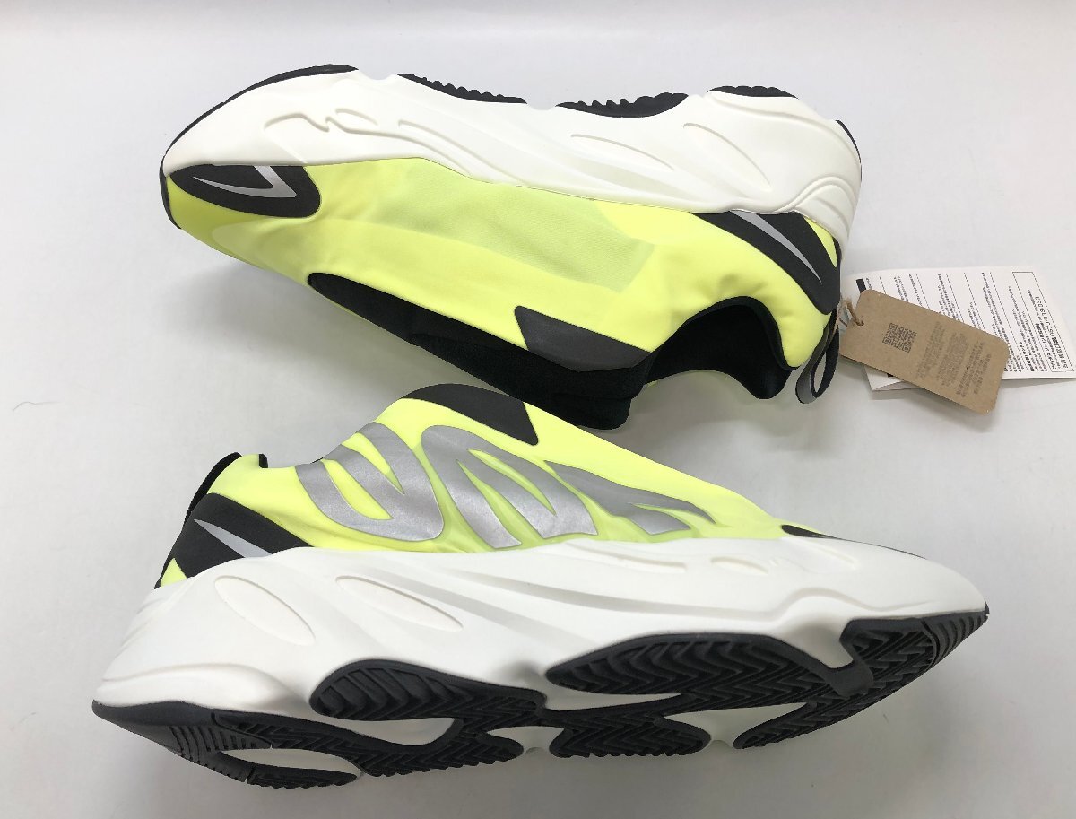 adidas/アディダス YEEZY BOOST 700 MNVN Laceless Phosphor 型番:GY2055 サイズ:27cm イージーブースト イエロー ☆良品☆[76-0419-N6]