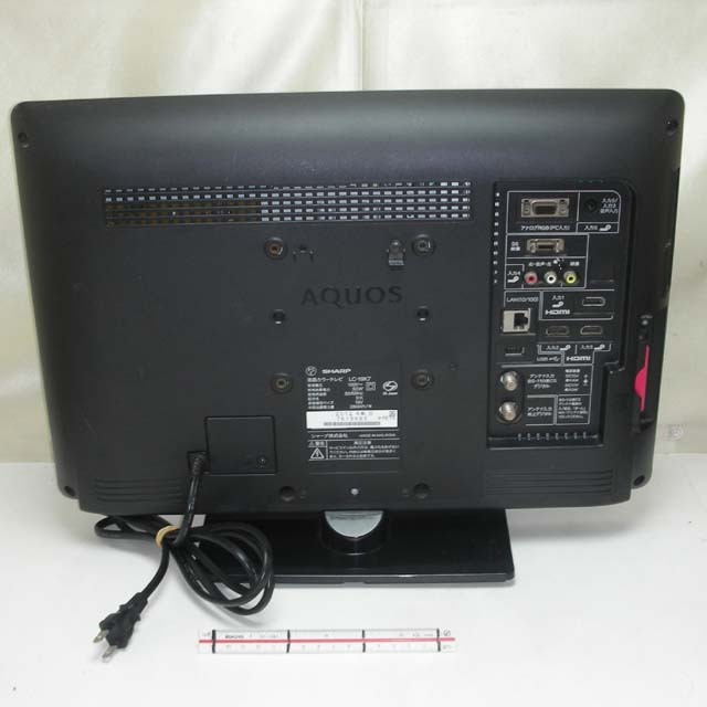 動作品 SHARP LC-19K7 AQUOS 19型 地デジ・BS液晶テレビ 2012年 動作品 SHARP LC-19K7 AQUOS 19型 地デジ・BS液晶テレビ 2012年