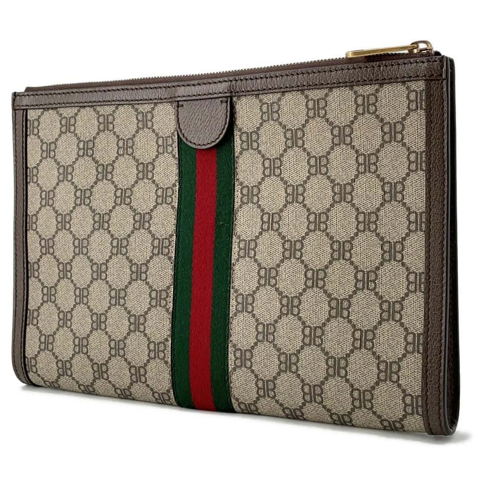 バレンシアガ クラッチバッグ ザ ハッカープロジェクト グッチコラボ 680382 BALENCIAGA GUCCI セカンドバッグ