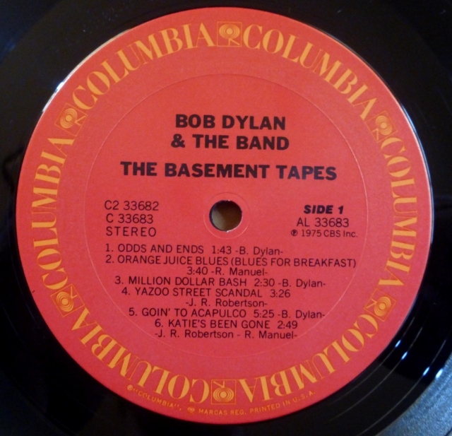 BOB DYLAN「BASEMENT TAPES」米ORIG [初回C規格] ステッカー有シュリンク美品_画像5