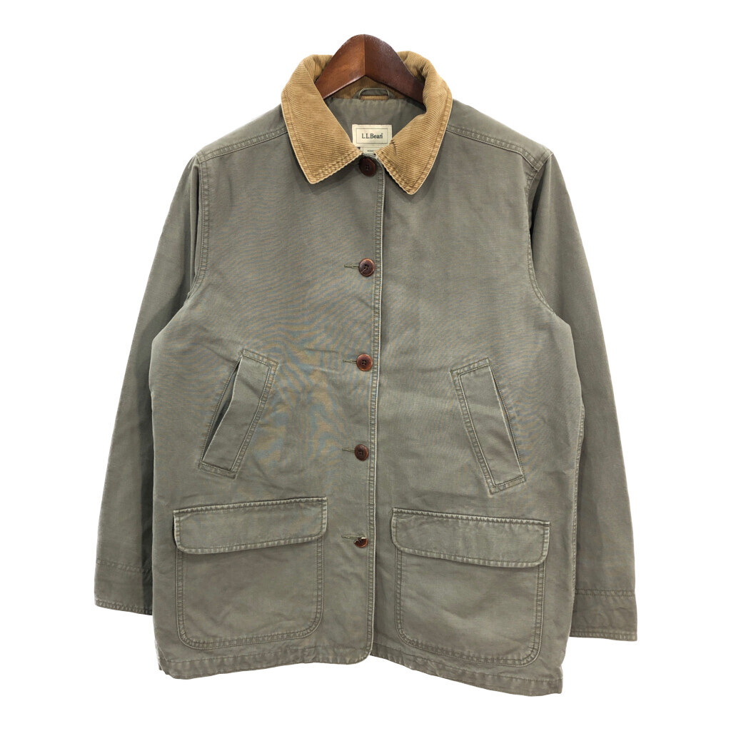 パリコレクション L.L.Bean エルエルビーン R5288 古着 中古 L) (レディース グレー アウトドア ハンティングジャケット 女性用