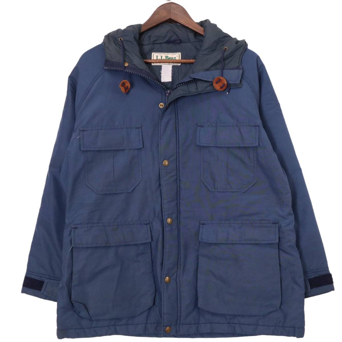 当店の記念日 70年代 L.L.Bean エルエルビーン 60/40クロス マウンテンパーカー アウトドア ネイビー (メンズ L相当) 中古 古着 A0382 男性用