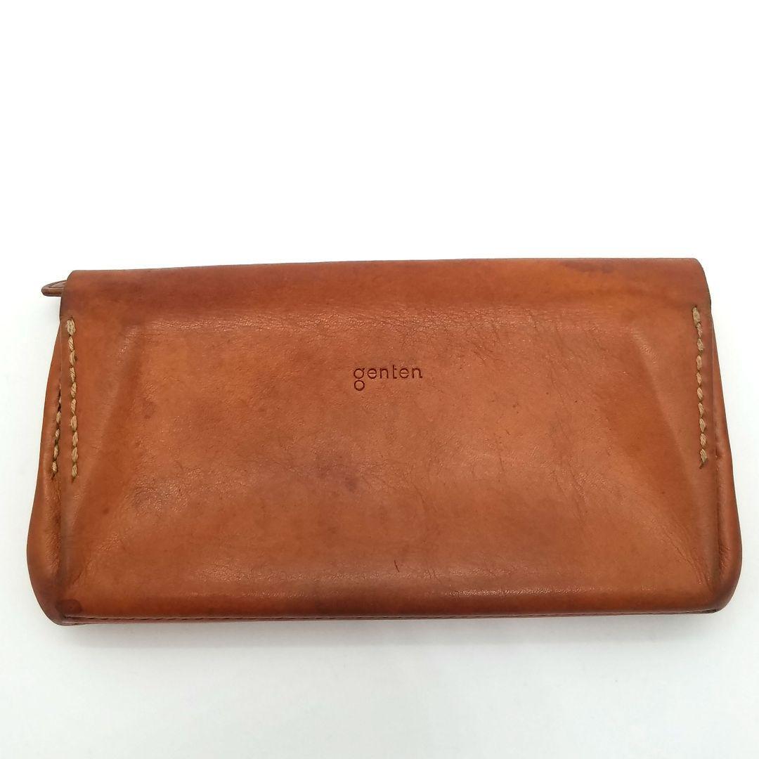 送料無料 genten ゲンテン ダブルフラップ 長財布 シャドー 送料無料 genten ゲンテン ダブルフラップ 長財布 シャドー