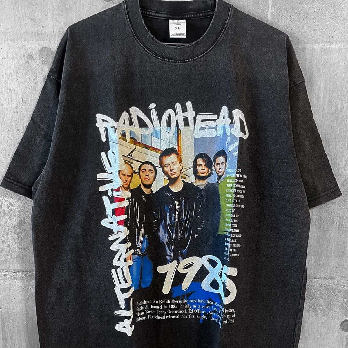radiohead レディオヘッド tシャツ バンドT トムヨーク radiohead レディオヘッド tシャツ バンドT トムヨーク