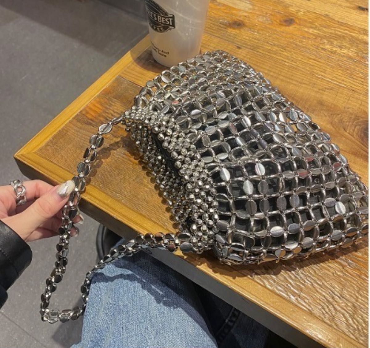 ショルダーバッグ バッグ メタルビーズバッグ ミニバッグ ショルダーバッグ バッグ メタルビーズバッグ ミニバッグ