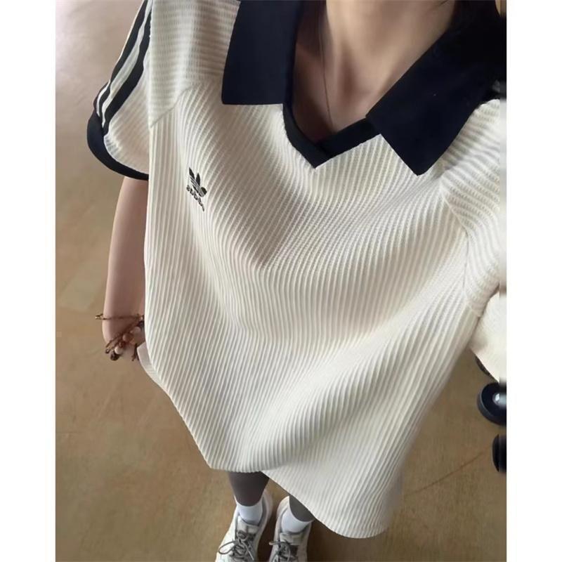 国内正規品】アディダスオリジナルス ワッフルポロシャツ 半袖T 国内正規品】アディダスオリジナルス ワッフルポロシャツ 半袖T
