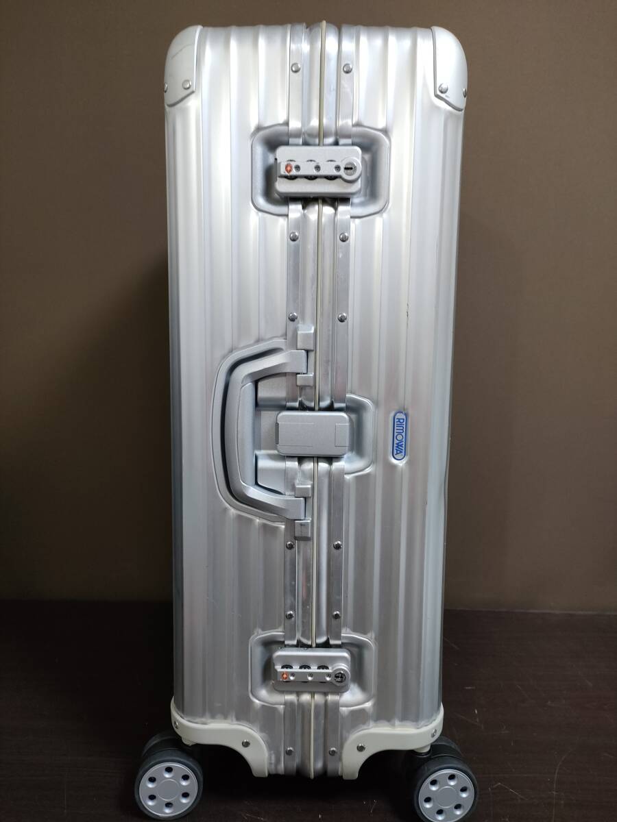 RIMOWA 稀少トパーズ青ロゴ82L良品 2009年ドイツ製 932 70 RIMOWA 稀少トパーズ青ロゴ82L良品 2009年ドイツ製 932 70