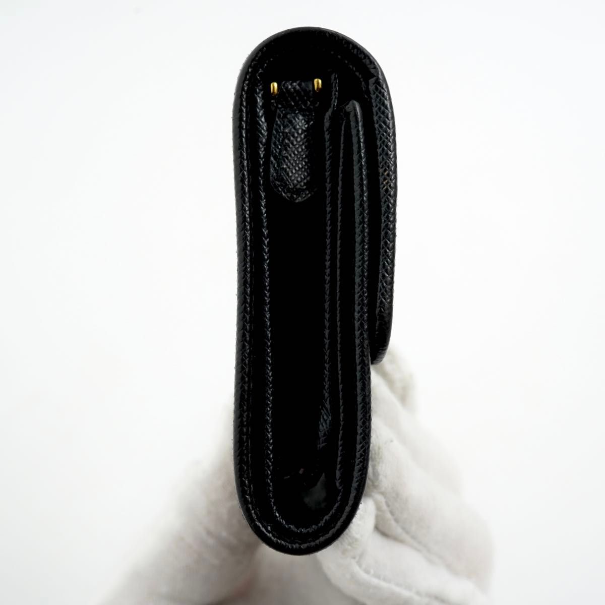 未使用・展示品】 PRADA プラダ ミニ財布 三つ折り サフィアーノ 未使用・展示品】 PRADA プラダ ミニ財布 三つ折り サフィアーノ