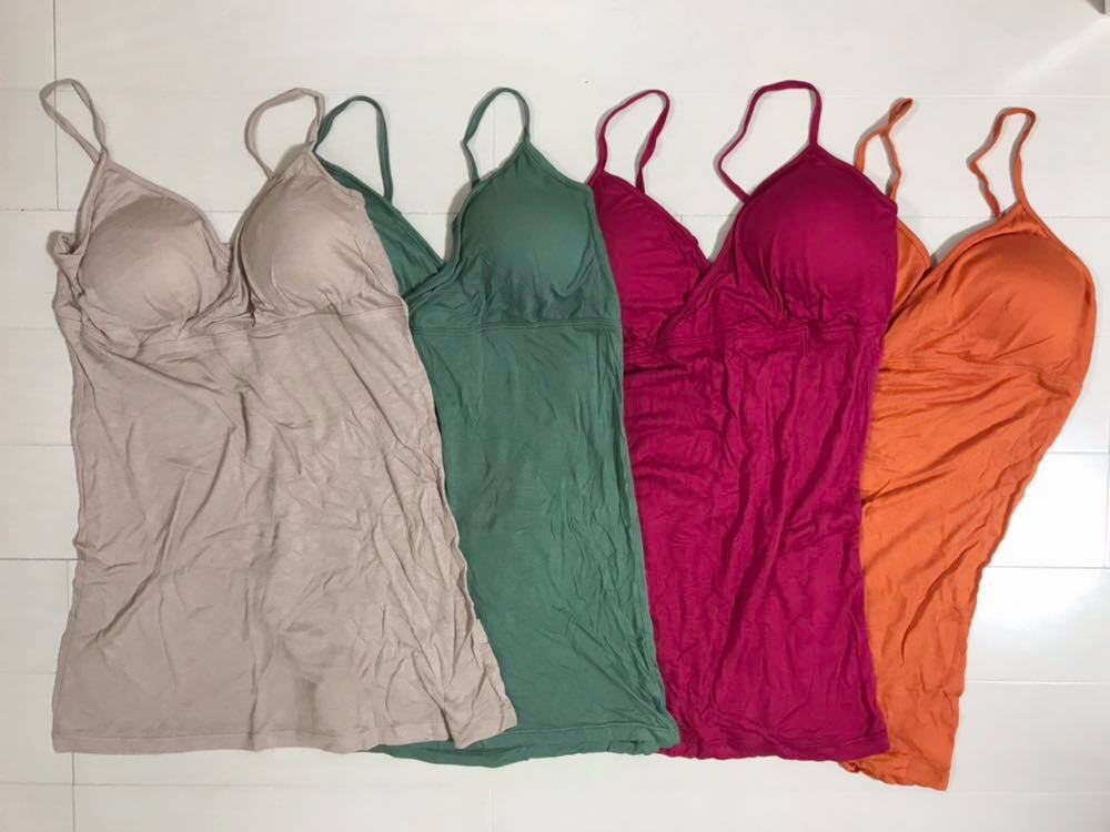 [ set sale 1719] new goods bla top cup attaching camisole bare top inner together lady's set 8 put on Basic color 