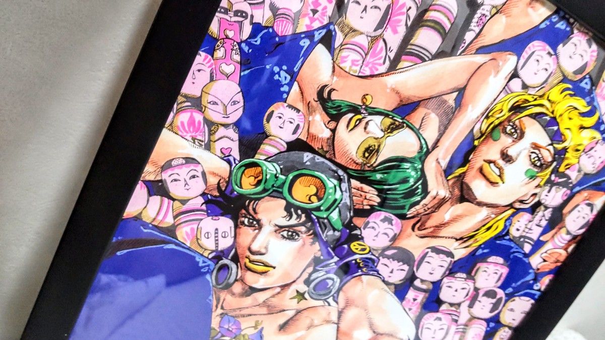 額装・A4サイズ】ジョジョの奇妙な冒険2部 戦闘潮流 【ジョセフ 額装・A4サイズ】ジョジョの奇妙な冒険2部 戦闘潮流 【ジョセフ