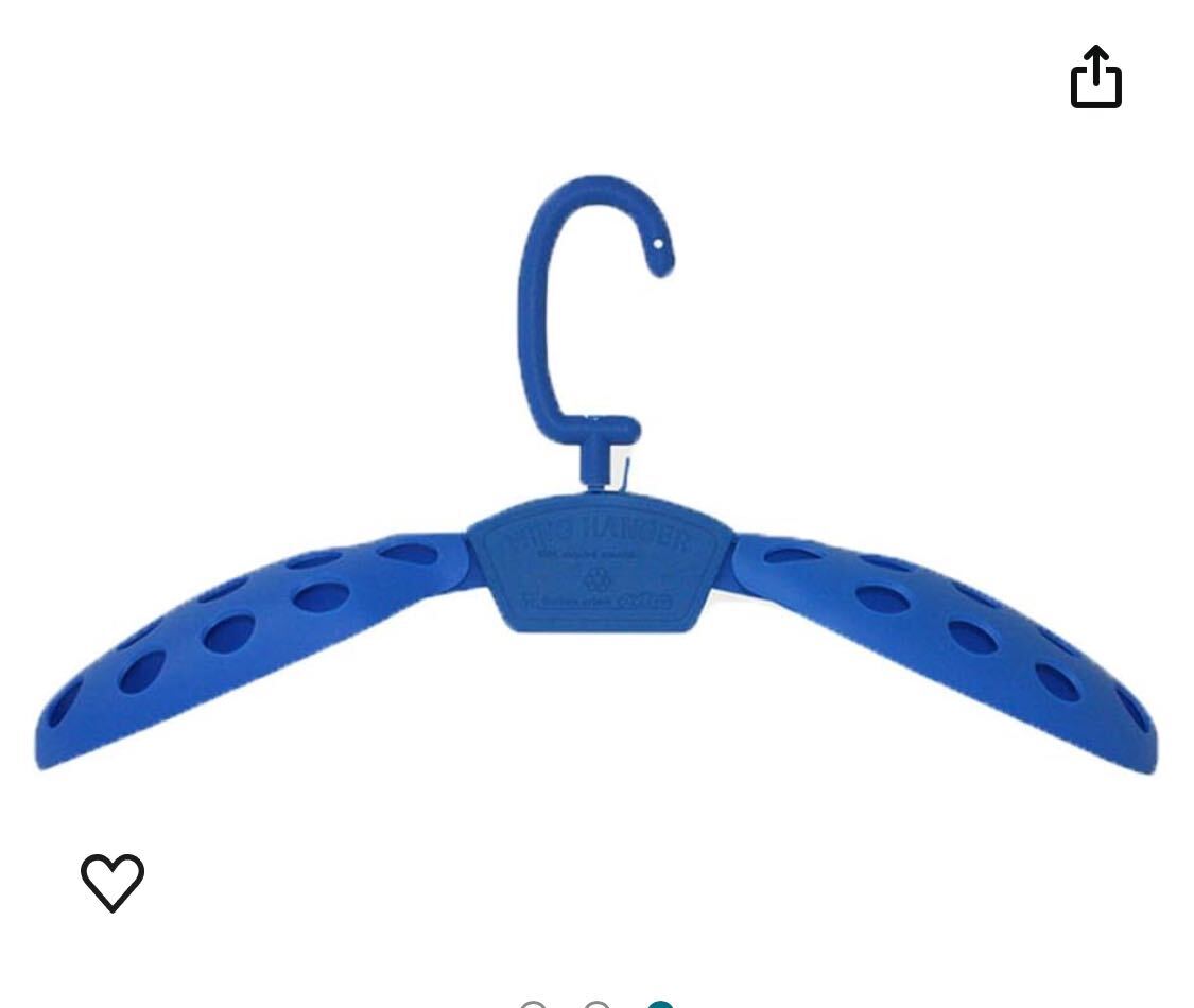 Extra extra wing hanger 2 wet hanger wet suit hanger Wing hanger Wing Hanger2 royal blue 