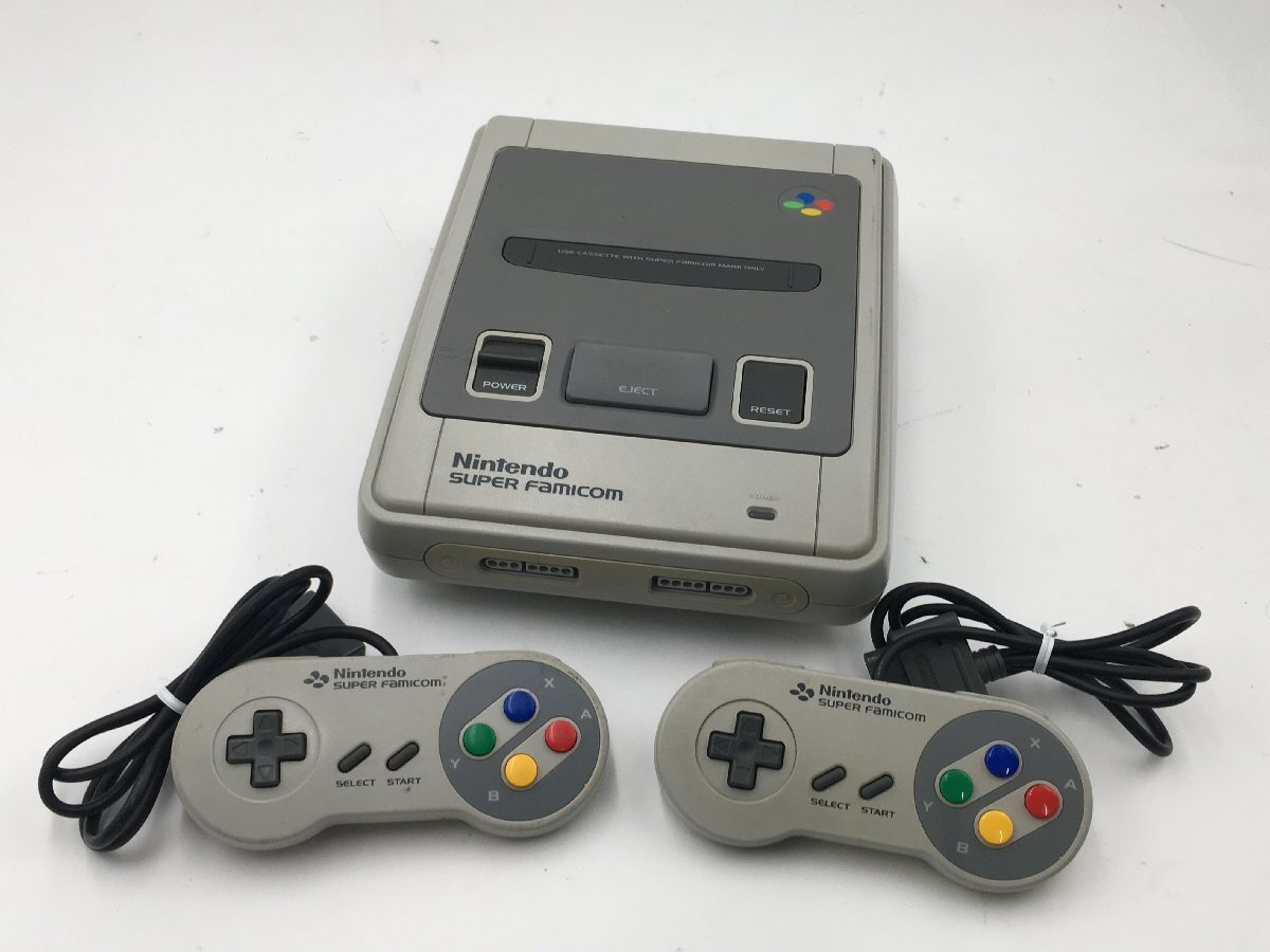 !^[Nintendo] Super Famicom корпус 1 chip specification SNS 1CIP 01/ контроллер 3 позиций комплект SHVC-001 продажа комплектом 0705 2