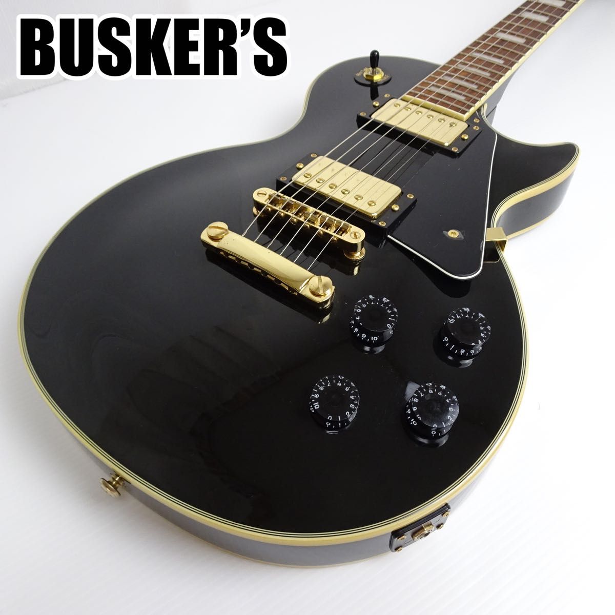 良品】BUSKER'S バスカーズレスポールタイプ エレキギター ぼっ 良品】BUSKER'S バスカーズレスポールタイプ エレキギター ぼっ