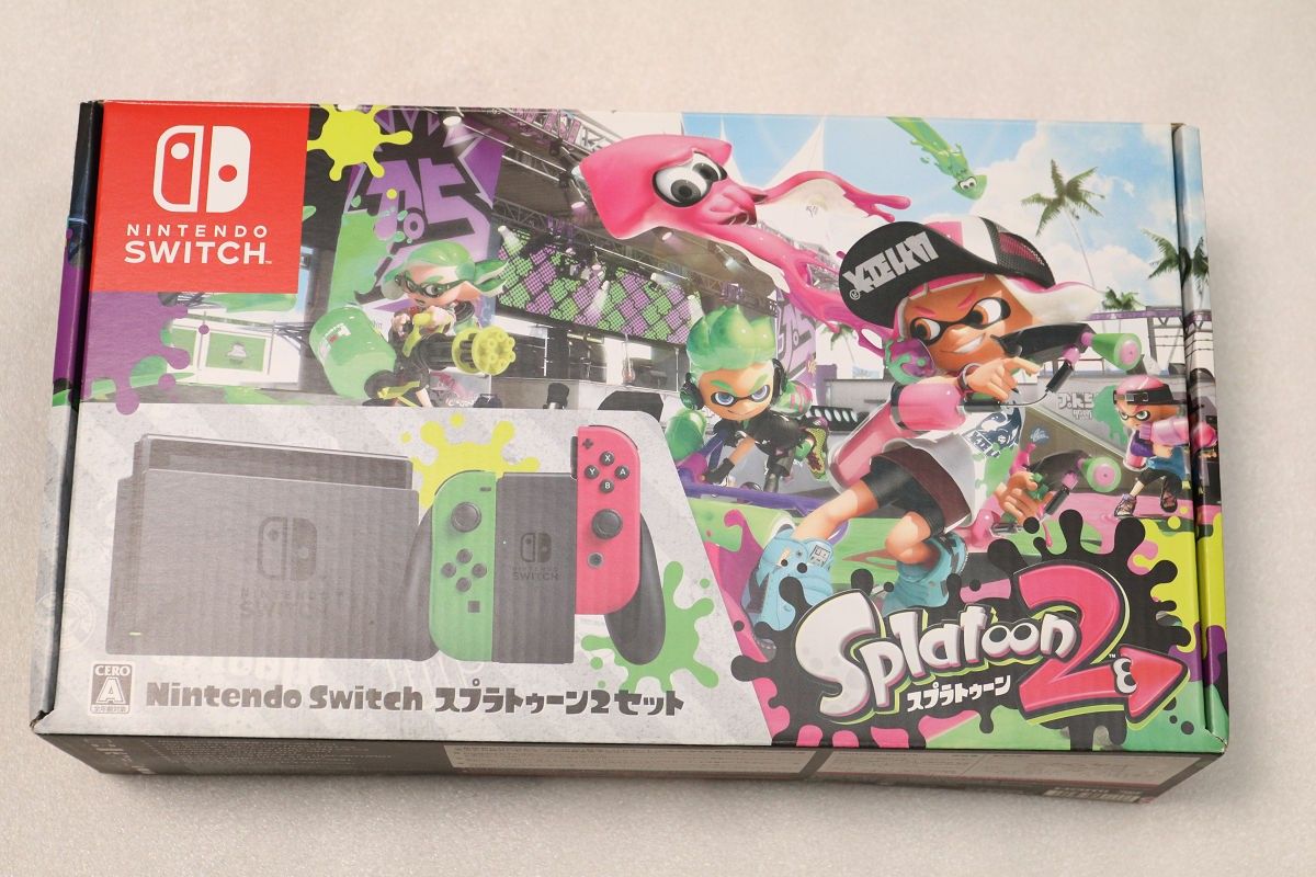 動作品 初期化済み完品 Nintendo Switch スプラトゥーン2セット 動作品 初期化済み完品 Nintendo Switch スプラトゥーン2セット