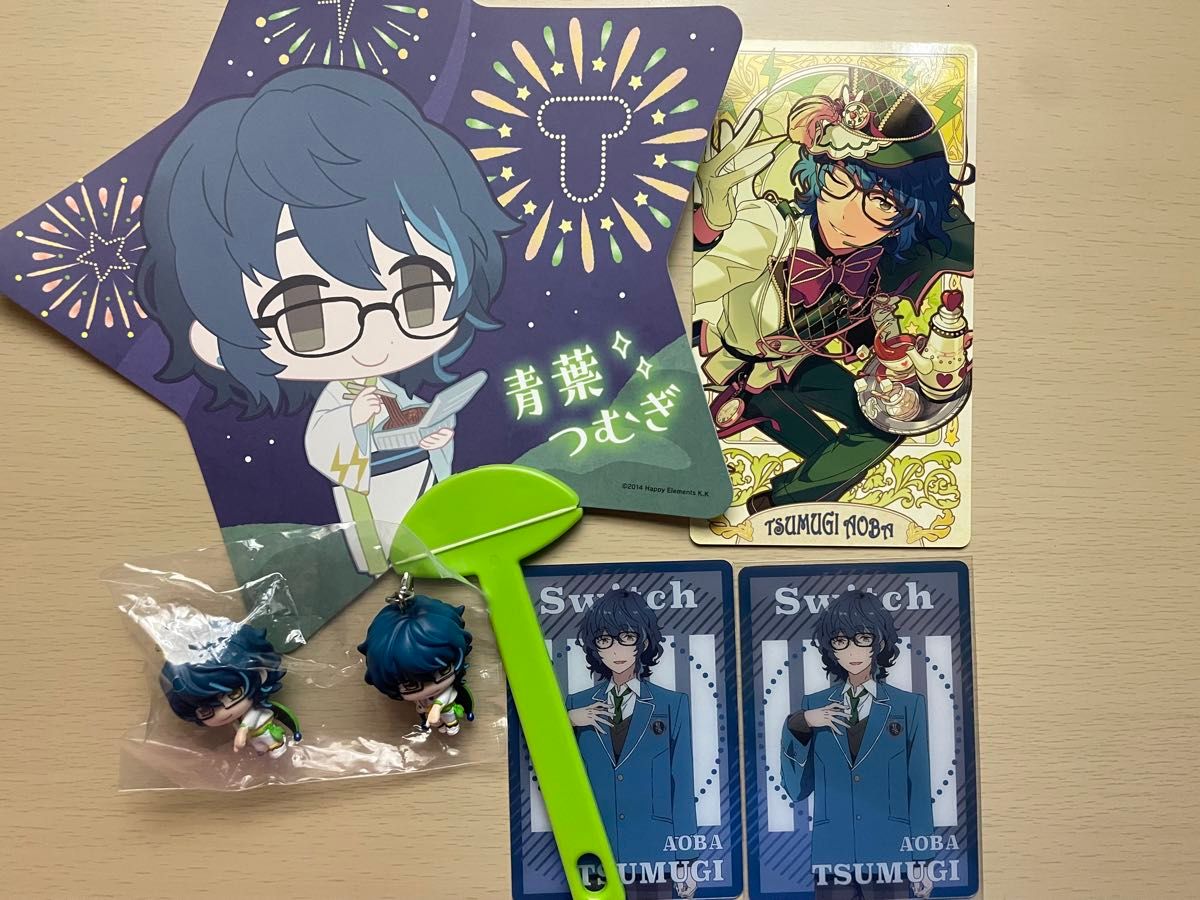 あんスタ 青葉つむぎ グッズセット 缶バッジ ポストカード あんスタ 青葉つむぎ グッズセット 缶バッジ ポストカード